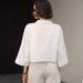 Fashionable Pure Cotton Long Sleeved Shirt Women's Cardigan Style Spring Short Top_ecoleips.com