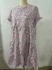 Cross-border European And American Women's Fashion 2023 Summer New Leopard Print Floral Round Neck Casual Loose_ecoleips.com