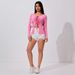 Voya Women's Hot Girl Pure Want To Hang Neck T-shirt Autumn And Winter New Style One Shoulder Off Shoulder Solid Color Interior Top_ecoleips.com