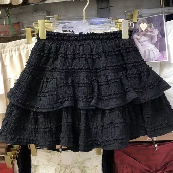 Women's Clothing Spring Sweet Ballet Style Soft Girl Lace Skirt Design_ecoleips.com