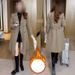 Women's Clothing Fleece-Lined Thick Trench Coat - Slimming Mid-Length Wool-Like Jacket With Belt, Warm Winter Overcoat For Petite To Plus Size_ecoleips.com