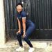 Foreign Trade African Women's Fashion Casual Denim Jumpsuits, In-stock From Source Manufacturer_ecoleips.com