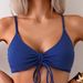 Women's Solid Color Camisole Bikini Push Up Briefs Two Piece Swimsuit Set New Overseas Warehouse_ecoleips.com