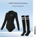 Aria Basics LAGCEN/3MM Neoprene Diving For Women, One-Piece Long-Sleeve Bikini Slim-Fit Swimsuit, Women's Surfing Suit_ecoleips.com