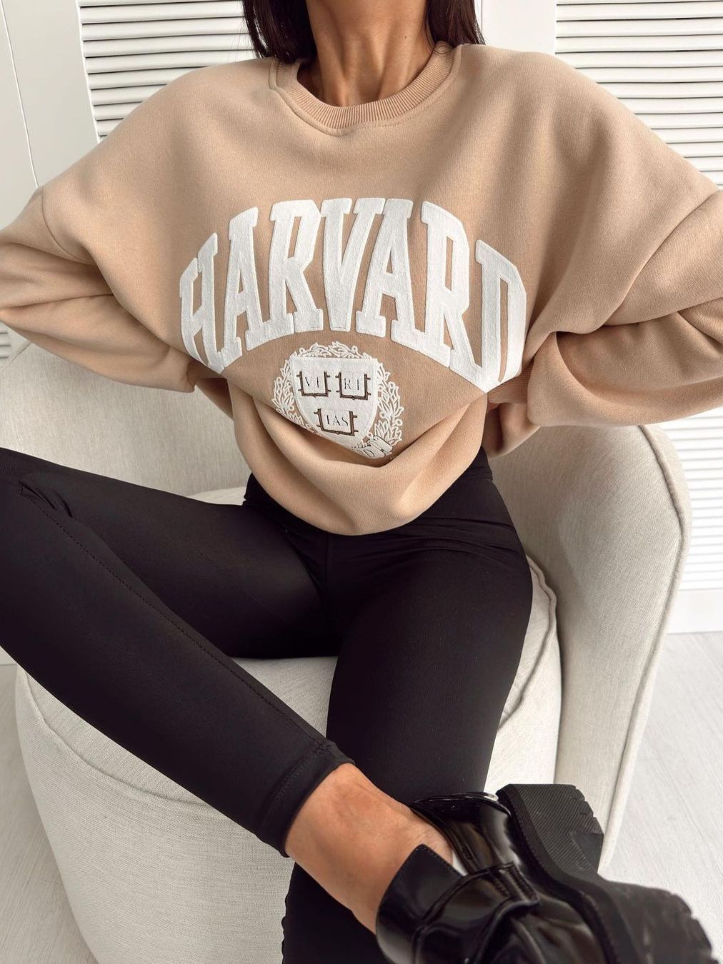 European And American Women's Long Sleeved Sweatshirt 2025 New Cross Border Fashion Print Thickened Casual Versatile Wholesale_ecoleips.com