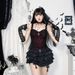 Women's Dark Gothic Style Sexy Camisole Top Slim Fit Versatile Tank Top New 2025 XS25066_ecoleips.com