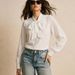Women's Long Sleeve Solid Color Pullover Shirt Classic Casual Blouse for Everyday Wear_ecoleips.com