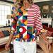 Summer Ruffle Sleeve T-Shirt For Women Loose Round Neck Printed Casual Top Style Women's Clothing_ecoleips.com