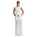 2026 Spring/Summer New European And American Women's Fashion Solid Color Round Neck Sleeveless Pleated Waist-Cinching Ribbon Backless Dress
_ecoleips.com