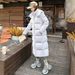 Unisex Long Down Coat For Winter - Oversized Knee-Length Jacket With 90% White Duck Down, Warm & Lightweight Puffer Coat For Women & Men_ecoleips.com