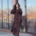 Two Pieces For Women Fashion Hooded Long-sleeve Shirt Leopard Print Pleated Skirt Women's Set_ecoleips.com