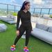 Women's Clothing Women's Fashion Loose Velvet Hooded Long Sleeves Large Pocket Zipper Straight Pants Suit_ecoleips.com