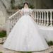 High End French Style Bridal Dress New Long Train Luxury Texture Wedding Gown For Pregnant Women And Petite Women_ecoleips.com