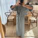 Women's Clothing new retro tea style outfit a complete set of puff sleeve shirt suit summer women's skirt_ecoleips.com