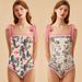 Aria Basics 2023 Canadian Foreign Trade Ins-style Double-sided Printed One-piece Swimsuit, Strapless Retro Swimwear For Women_ecoleips.com