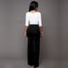 Women's Clothing Slim High Waist Personality Double Breasted Flared Trousers_ecoleips.com