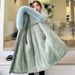 Women's Clothing Women's Winter Thickened Short Parka Coat With Fur Hood - Fashionable Loose Fit Outerwear For Casual & Office (Multiple Colors )_ecoleips.com