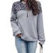 Leopard Print Zip-Up Hoodie – Oversized Drop Shoulder Streetwear, Retro Animal Print Pullover For Women (Gray, Dark Brown, S-XXXL)_ecoleips.com