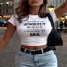 Summer Casual Women's T-Shirt Short Sleeve Crew Neck Printed Top Fashion Elegant European American Style Hot Selling 2025_ecoleips.com