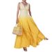 2025 New Fashion V-neck Sleeveless Gradient Personality Vacation Date Dress Women's Clothing_ecoleips.com