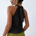 Aria Basics Aria Basics Cross-border Women's Sexy Sleeveless Satin 2025 Spring/summer European And American Work Shirt For Women_ecoleips.com