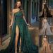 Women's Clothing spring and summer new women's clothing oblique shoulder slit long skirt toast dress sequined suspender evening dress_ecoleips.com