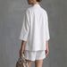 Women's Summer Wide Leg Pants Set Cotton Linen Solid Color European And American Style Independent Website Fashion Two Piece Set_ecoleips.com