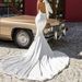 Women's Clothing Trailing Suspender Mesh Dress Evening Dress_ecoleips.com