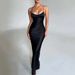 Women's Clothing Sexy Long Skirt One Shoulder Slit Dress Temperament Elegant Slim Dress Long Skirt Female_ecoleips.com