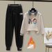 Effortless Chic Women's Fake Two-Piece Set - Loose Fit Top With Relaxed Harem Pants, Casual Boho Outfit_ecoleips.com