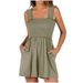 2027 Summer Fashion European-USA Style Wide-Leg Rompers Women Polyester Pure Color Strap Jumpsuit S-2XL_ecoleips.com