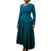 Aria Basics Aria Basics D617 European And American Cross-border Women's Clothing 2026 Spring New Elegant Style Asymmetrical Collar High-waisted_ecoleips.com