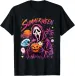Women's T-Shirts Vintage Funny Spooky Ghost Beach Summer Vacation Summerween T-Shirt_ecoleips.com
