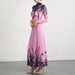 2025 Autumn New Fashion Striped Long Sleeve Top Design Print Skirt Two-Piece Set For Women_ecoleips.com