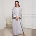 Women's Clothing Fashion Elegant Cardigan Embroidery Dress Robe Spot_ecoleips.com