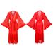 Women's Clothing V Neck Evening Dress Pajamas Women's Long Sleeved Fleece Sequined Bathrobe Homewear_ecoleips.com