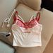 Lace Plaid Camisole Vest For Women Summer Outerwear Short Style Beautiful Back Strap Chest Pad Top Pure Desire Hot Girl_ecoleips.com