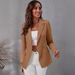 Women's Clothing Slim Long Sleeved Versatile Small Suit Jacket_ecoleips.com