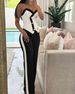 Women's Clothing Fashion Double Breasted Suspender Suit Women's Suit_ecoleips.com