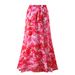 Women's Red One Piece Swimsuit Sexy Suspender Design Summer Vacation_ecoleips.com