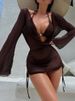 Women's Clothing Beach Sexy Swimsuit Comfortable Three Piece Bikini Sexy Swim Sets_ecoleips.com