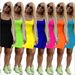 2023 Summer New Women's Solid Color Strap Casual Dress_ecoleips.com