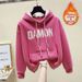 Women's Clothing Stylish Women's Fleece Lined Hooded Sweatshirt And Plaid Pants Set Casual Retro Outfit Loose Fitting Straight Leg_ecoleips.com