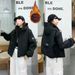 girl Girl Padded Thickened Short Jacket For Women 2025 New Small Size Hooded Coat Autumn Winter Loose Versatile Parka_ecoleips.com