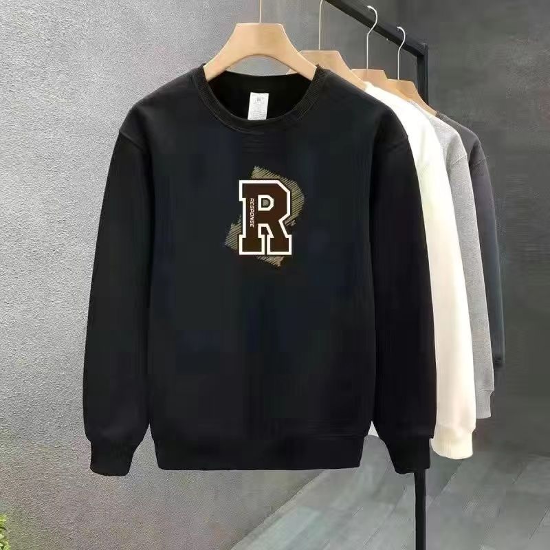 FW25 Matching Couple Cotton Crew Neck Sweatshirt - His & Hers_ecoleips.com