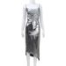 Women's Clothing Hot Sale Sexy Backless Swaying Collar Suspender Skirt Hot Stamping Slit Pure Desire Hot Girl Dress Long_ecoleips.com