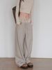 K Hanging Color Blocked New Yoga Pants, Loose And Slimming, Wide Leg Pants, Color Blocked Straight Leg, Floor Length, Casual Pants For Outdoor Wear_ecoleips.com