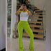 Women's Clothing Contrast Color Raglan Sleeve Casual Sports Yoga Pants Suit Two Piece Suit_ecoleips.com