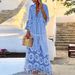 Women's Clothing Spring Bohemian Style New Lace Tassel Splicing Beach Vacation Temperament Long Dress_ecoleips.com