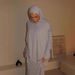 Modest Abaya Dress Elegant Modest Dress Set – Round Neck Hijab Tunic & Pencil Skirt With Stretch Polyester For Sophisticated Women_ecoleips.com